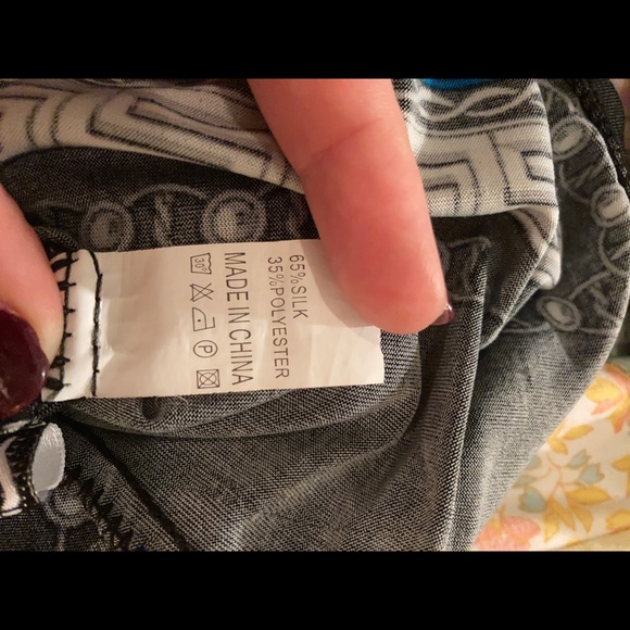 Blue and black boutique maxi dress - Picture 6 of 7